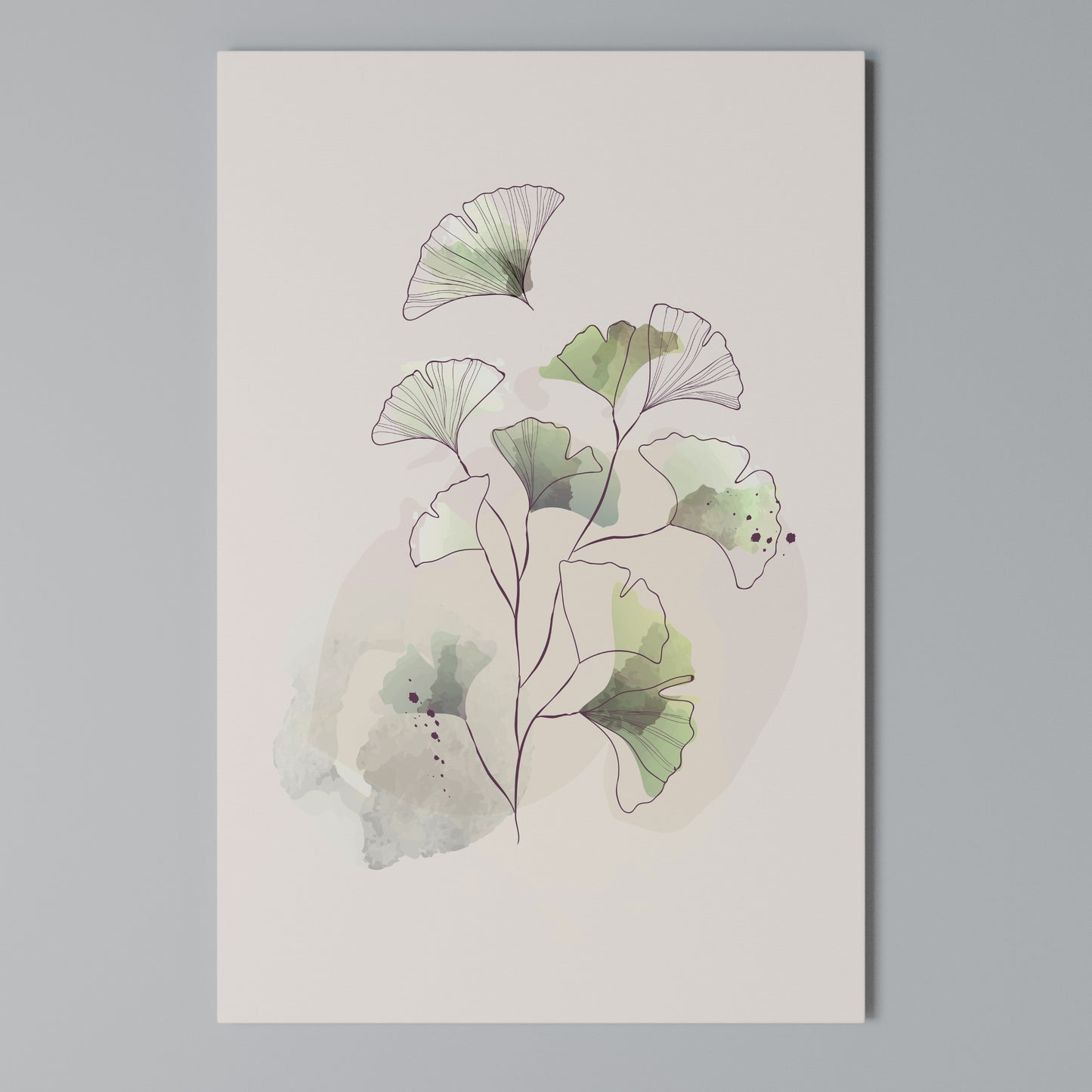 FOLIAGE REVERIE Stampa su Tela Verticale
