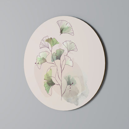 FOLIAGE REVERIE Round Wall Art