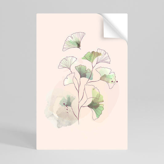 FOLIAGE REVERIE Poster verticale staccabile e attaccabile