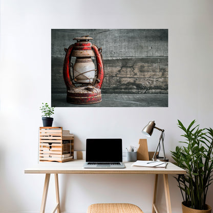LANTERNA DEI RICORDI Poster orizzontale staccabile e attaccabile