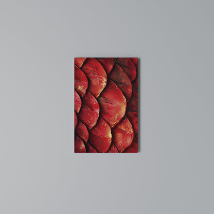 RUBY PETAL DANCE Stampa su Tela Verticale