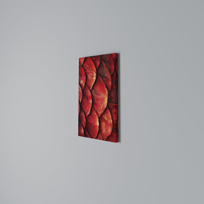 RUBY PETAL DANCE Stampa su Tela Verticale