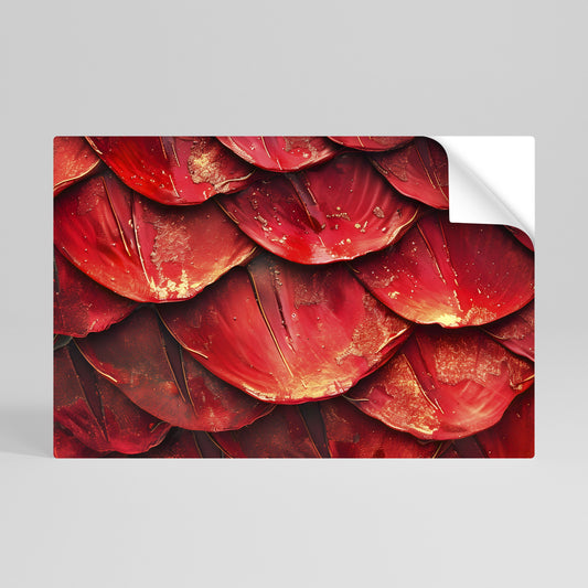 Poster orizzontale staccabile e attaccabile RUBY PETAL DANCE