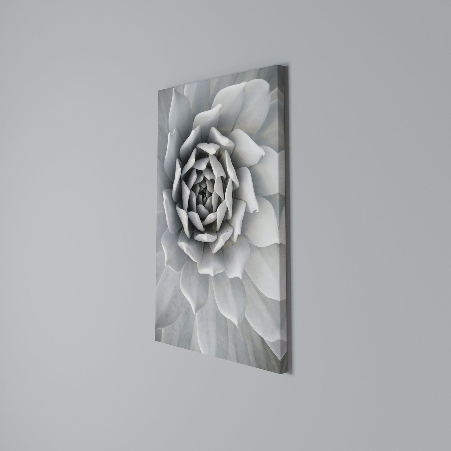 ELEGANT PETAL SWIRL Stampa su Tela Verticale