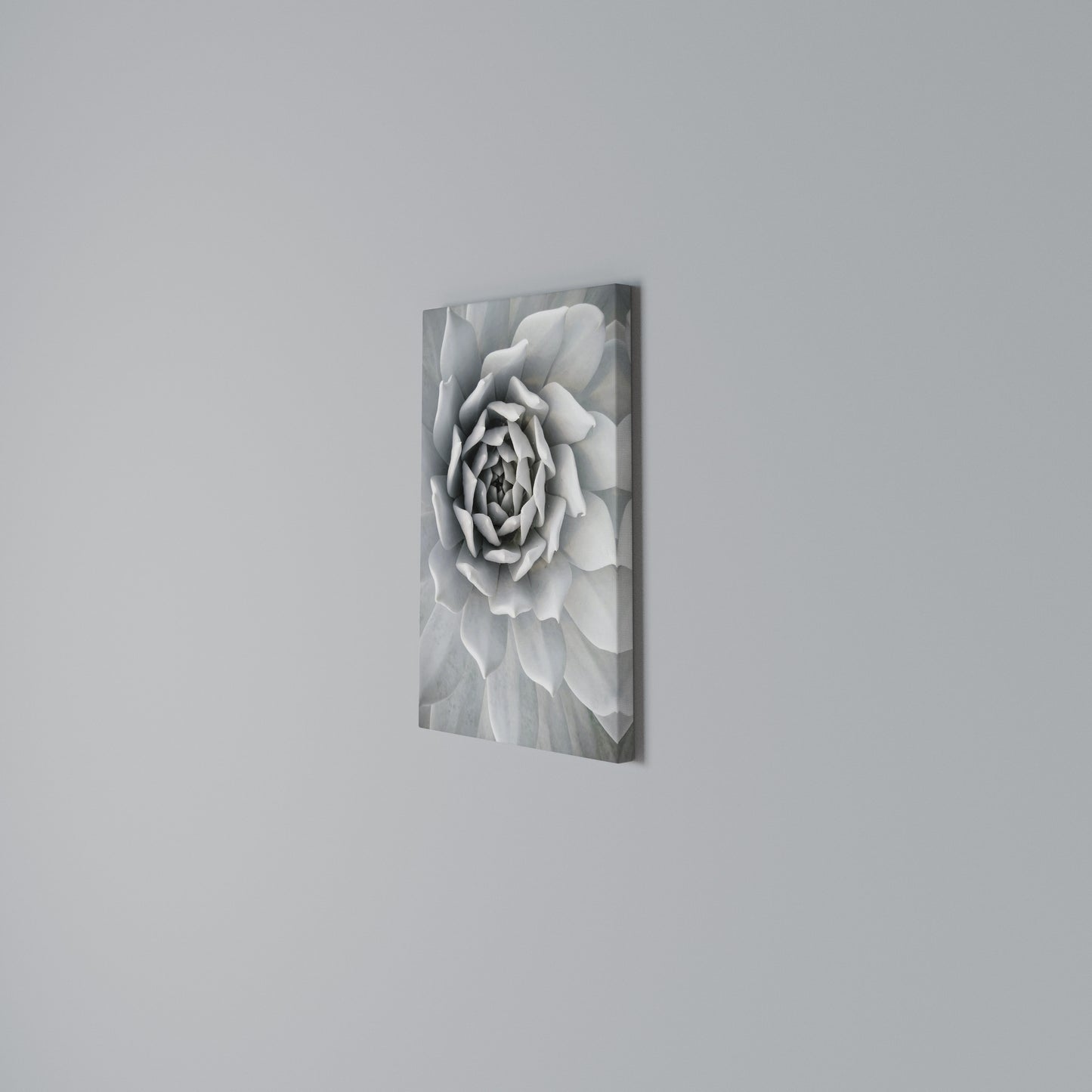 ELEGANT PETAL SWIRL Stampa su Tela Verticale