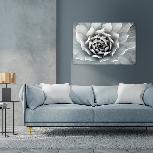 ELEGANT PETAL SWIRL Horizontal Canvas Print