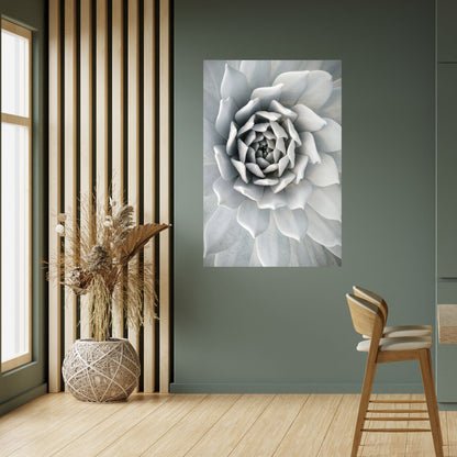 Poster verticale ELEGANTE PETAL SWIRL staccabile e attaccabile