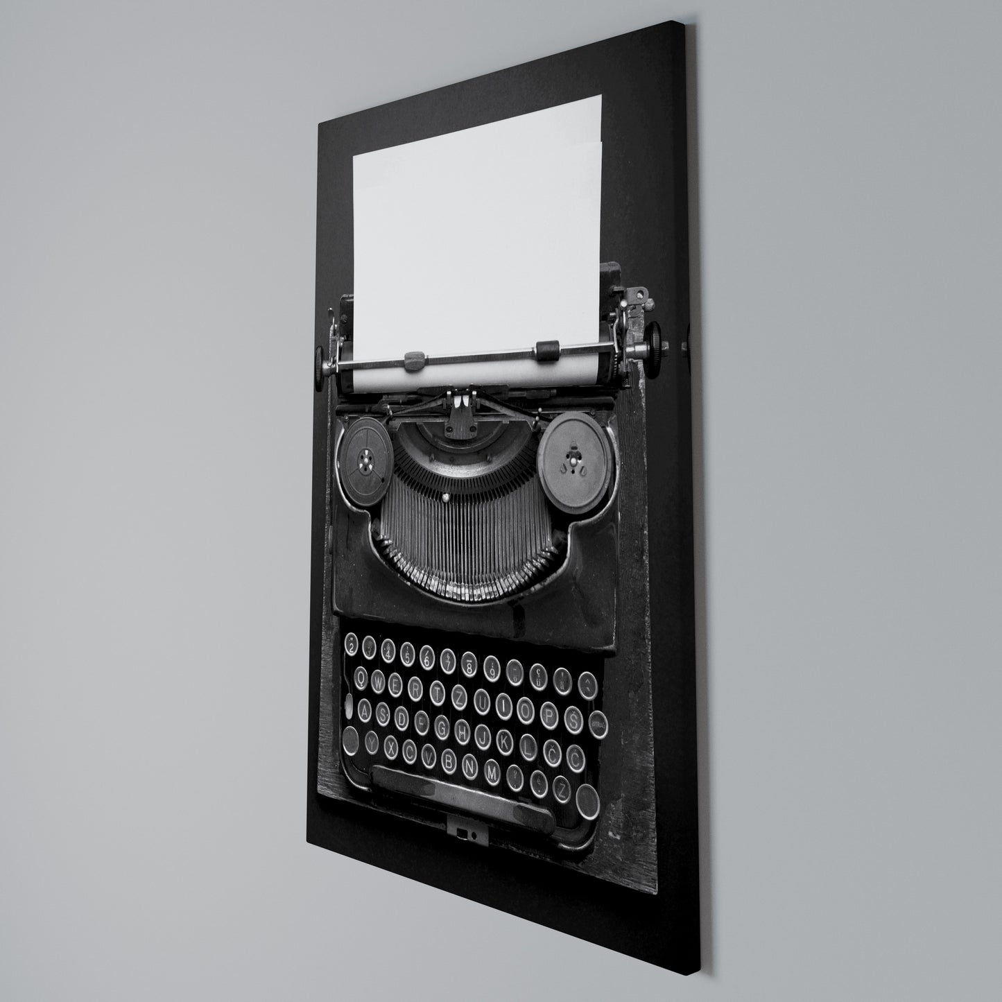 TYPEWRITER SYMPHONY Vertical Canvas Print