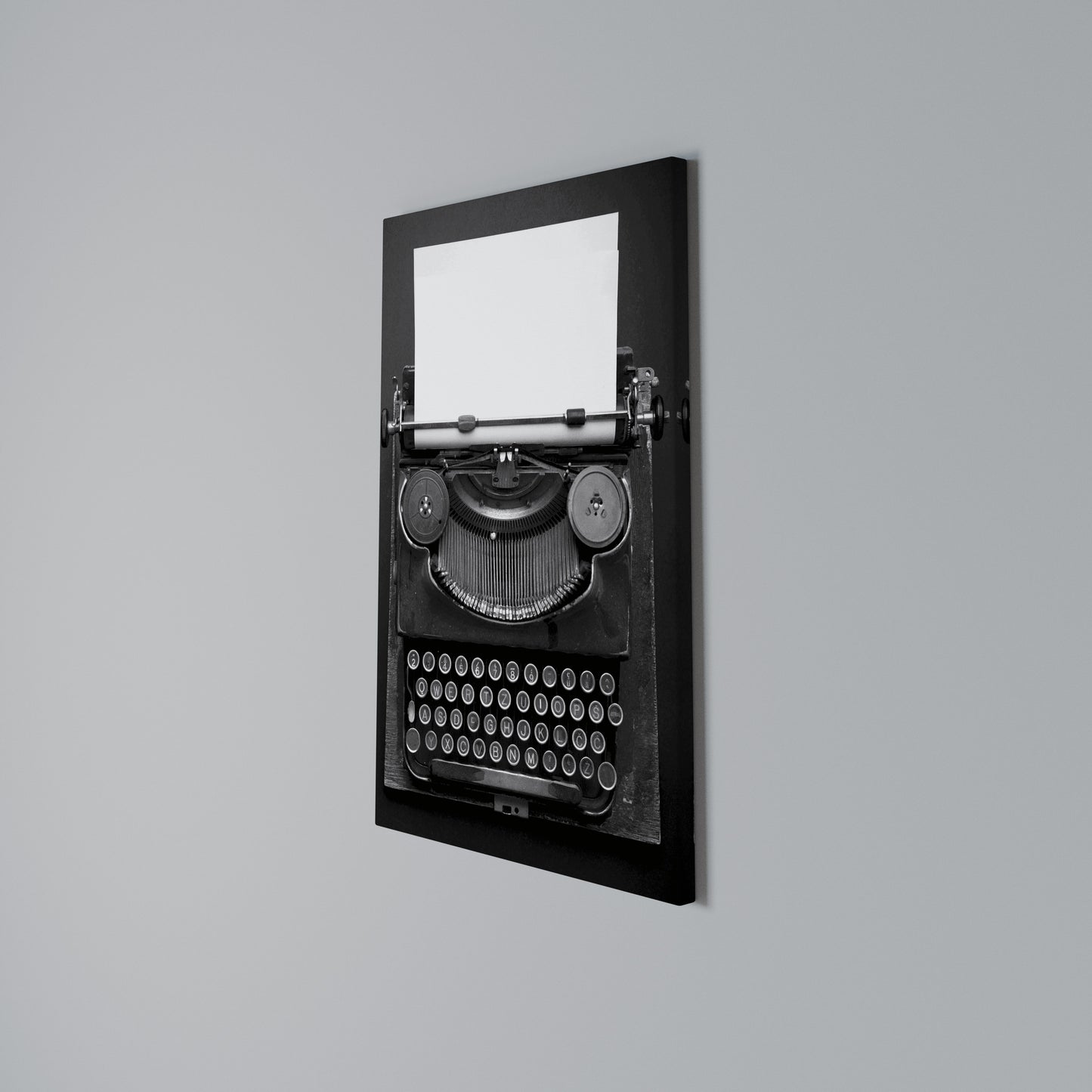 TYPEWRITER SYMPHONY Vertical Canvas Print