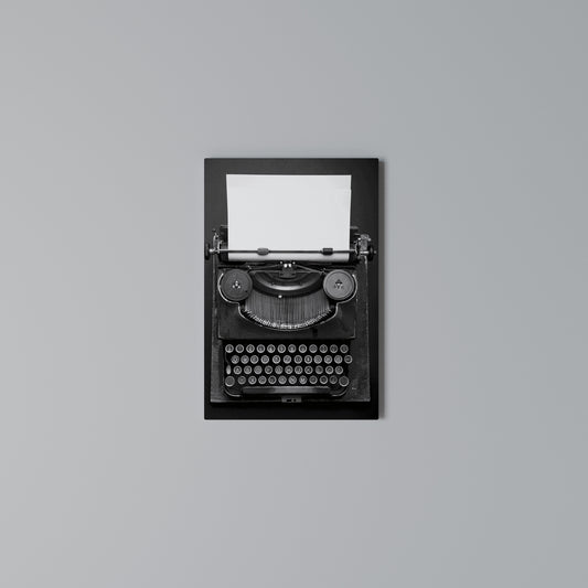TYPEWRITER SYMPHONY Stampa su Tela Verticale