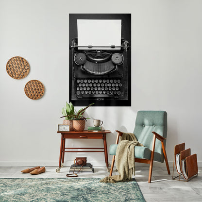 SINFONIA DELLA MACCHINA DA SCRIVERE Poster verticale staccabile e attaccabile