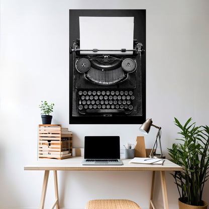 SINFONIA DELLA MACCHINA DA SCRIVERE Poster verticale staccabile e attaccabile