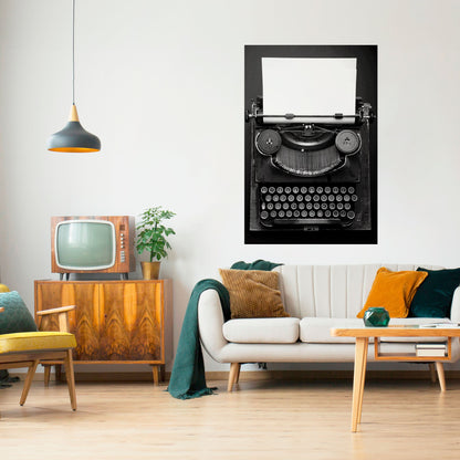 SINFONIA DELLA MACCHINA DA SCRIVERE Poster verticale staccabile e attaccabile
