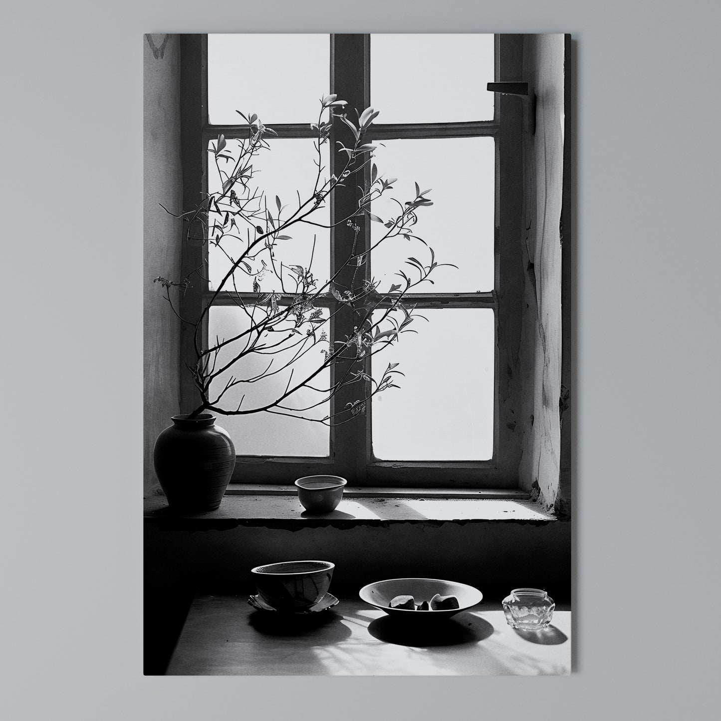 WHISPERING WINDOW LIGHT Vertical Canvas Print
