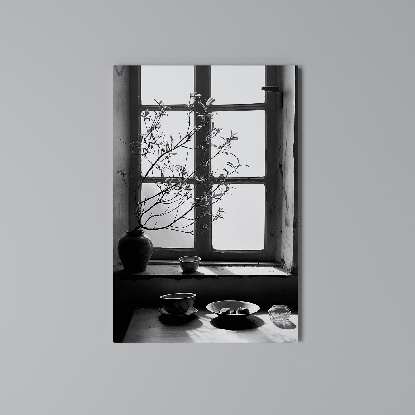 WHISPERING WINDOW LIGHT Vertical Canvas Print