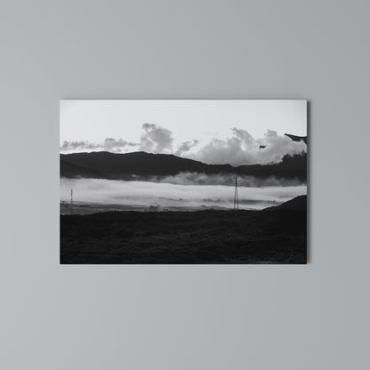 MISTY MOUNTAIN RADIANCE Stampa su tela orizzontale