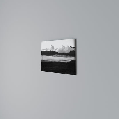 MISTY MOUNTAIN RADIANCE Stampa su tela orizzontale