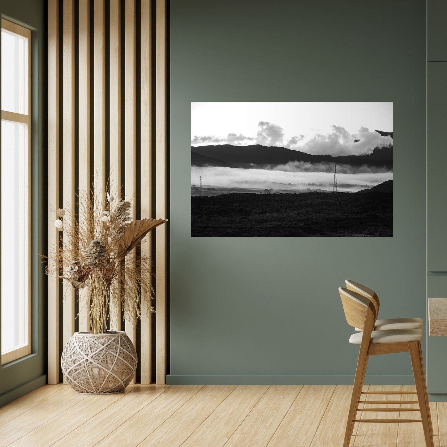 Poster orizzontale staccabile e attaccabile MISTY MOUNTAIN RADIANCE