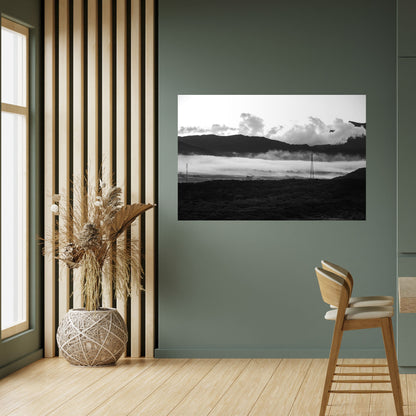Poster orizzontale staccabile e attaccabile MISTY MOUNTAIN RADIANCE