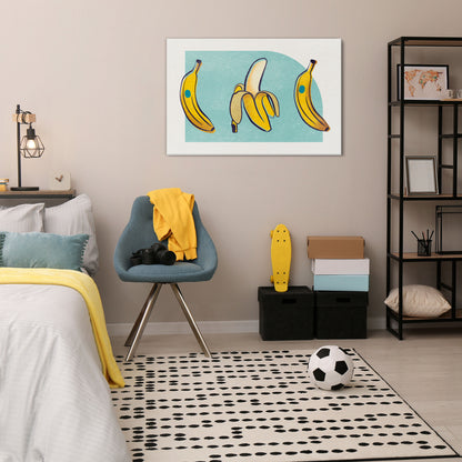 BOLD BANANA BOUQUET Stampa su tela orizzontale
