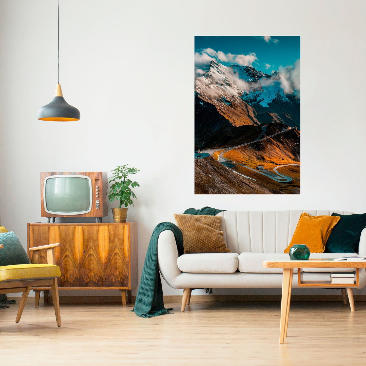 Poster verticale staccabile e attaccabile MOUNTAIN SERPENTINE