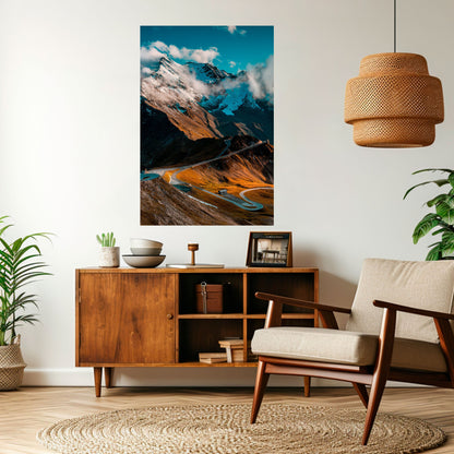 Poster verticale staccabile e attaccabile MOUNTAIN SERPENTINE