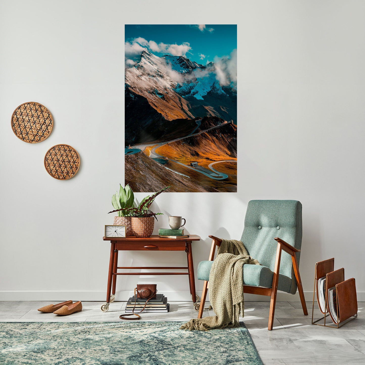 Poster verticale staccabile e attaccabile MOUNTAIN SERPENTINE