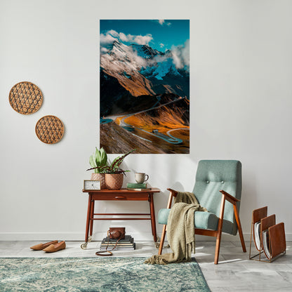 Poster verticale staccabile e attaccabile MOUNTAIN SERPENTINE