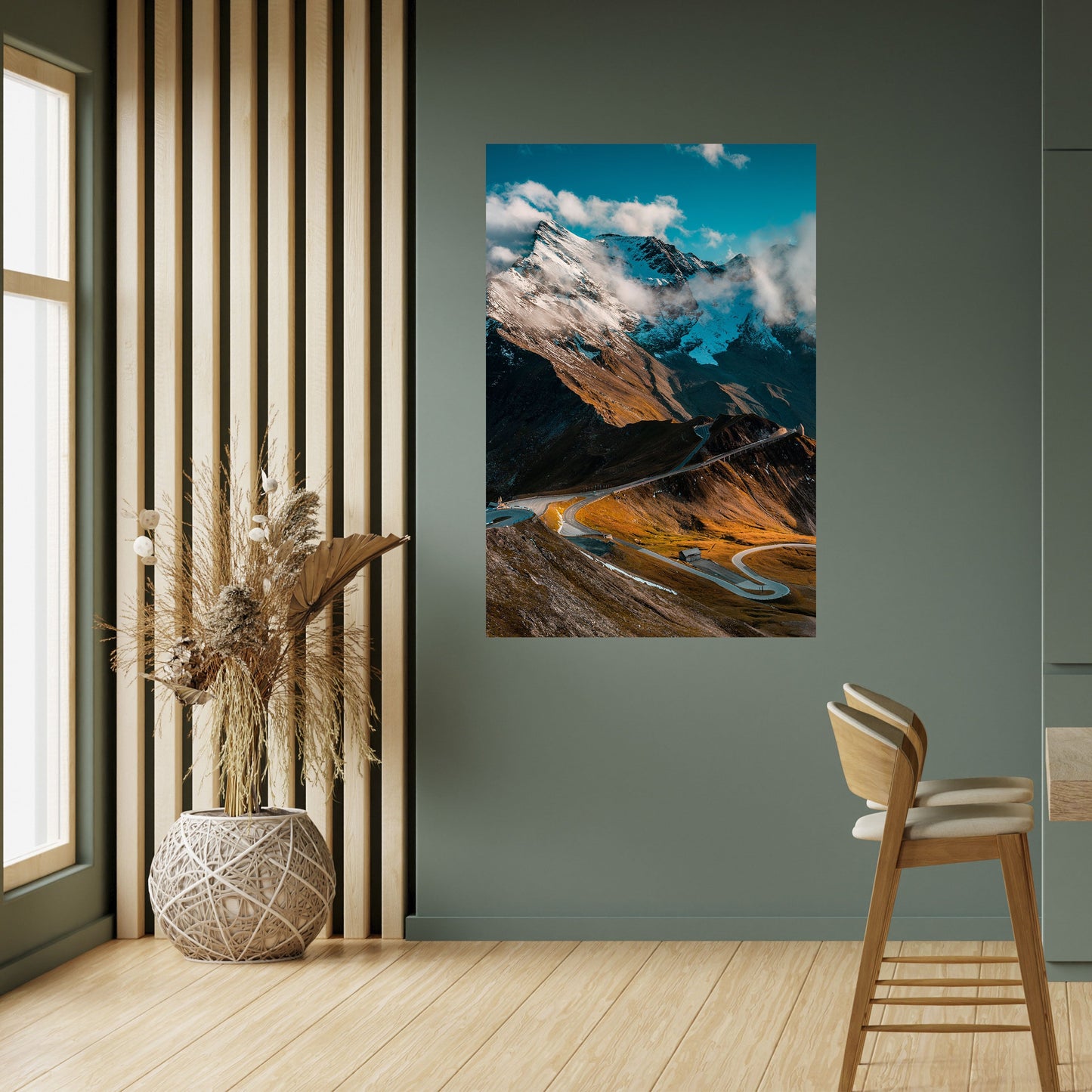 Poster verticale staccabile e attaccabile MOUNTAIN SERPENTINE