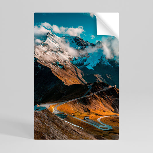 Poster verticale staccabile e attaccabile MOUNTAIN SERPENTINE
