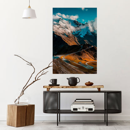Poster verticale staccabile e attaccabile MOUNTAIN SERPENTINE