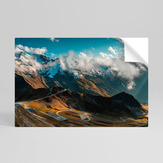 Poster orizzontale staccabile e attaccabile MOUNTAIN SERPENTINE