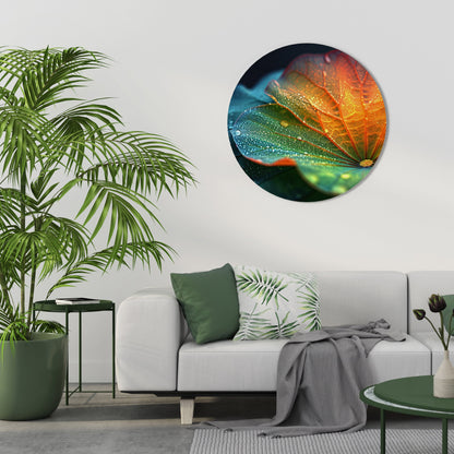 ECHOES OF RAIN Round Wall Art