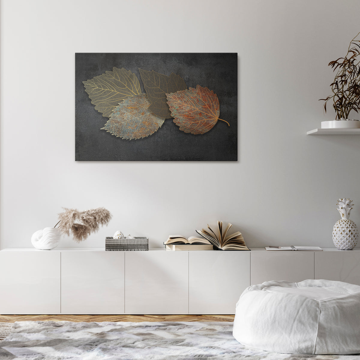 FOLIAGE IN FOCUS Stampa su tela orizzontale
