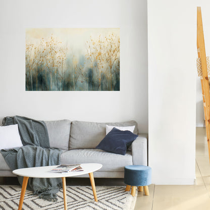 ASPETTI BRILLANTI DELL'AUTUNNO Poster orizzontale staccabile e attaccabile