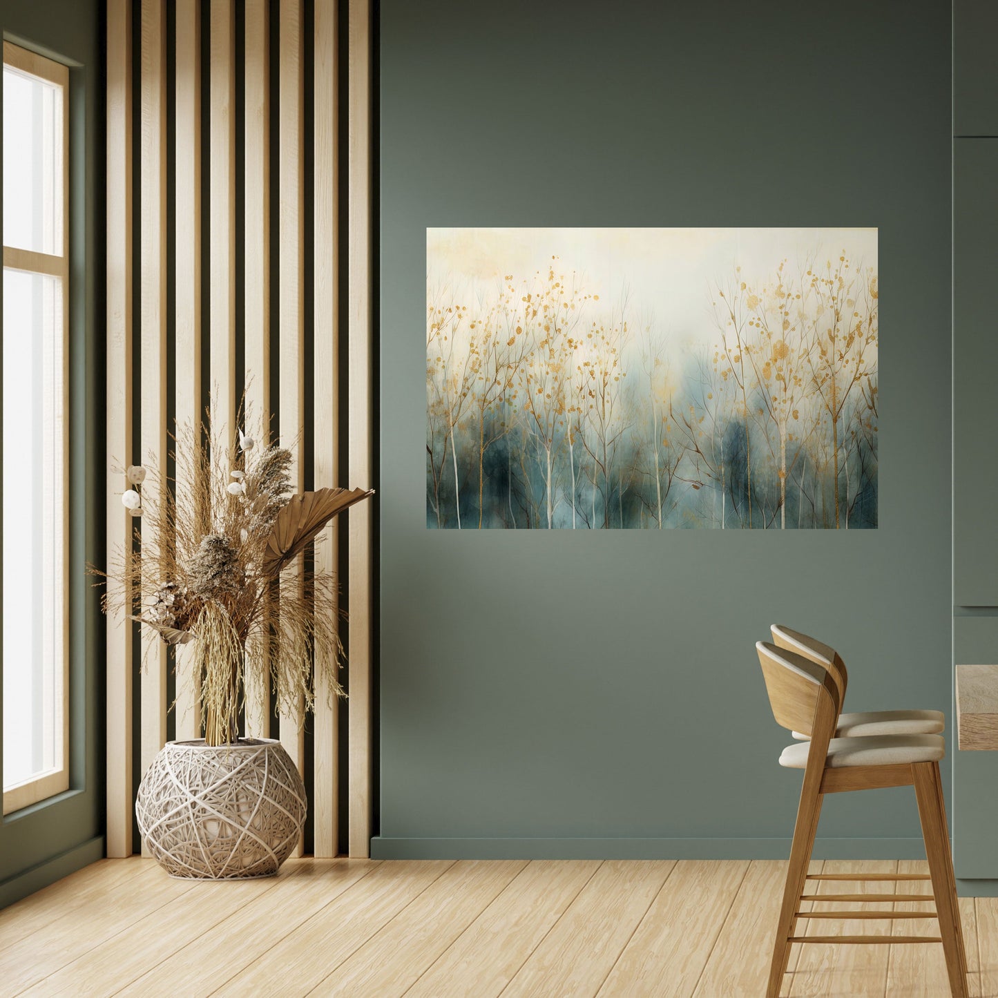 ASPETTI BRILLANTI DELL'AUTUNNO Poster orizzontale staccabile e attaccabile