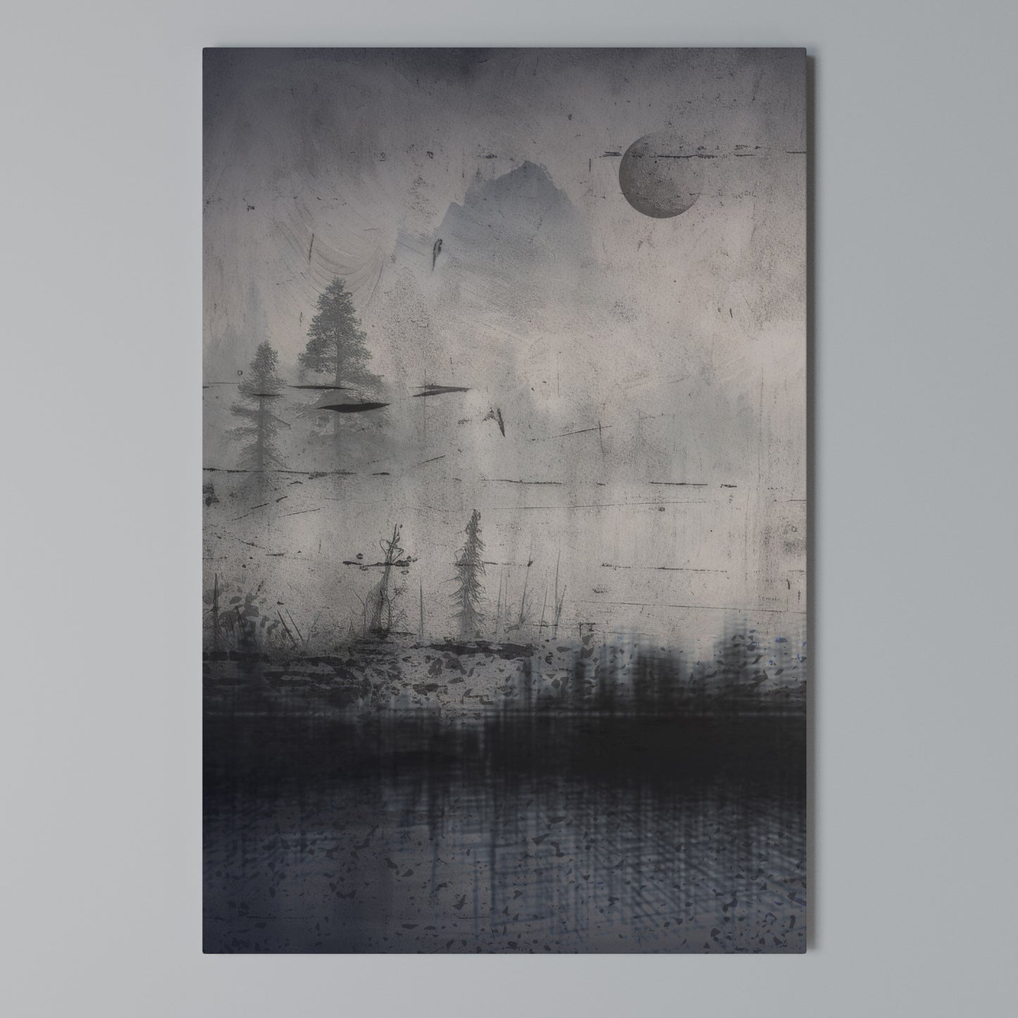 ECLIPSE OF SERENITY Vertical Canvas Print