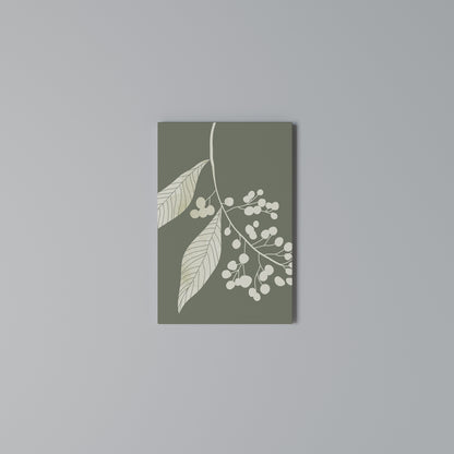 SERENE LEAFY FANTASIES Stampa su Tela Verticale