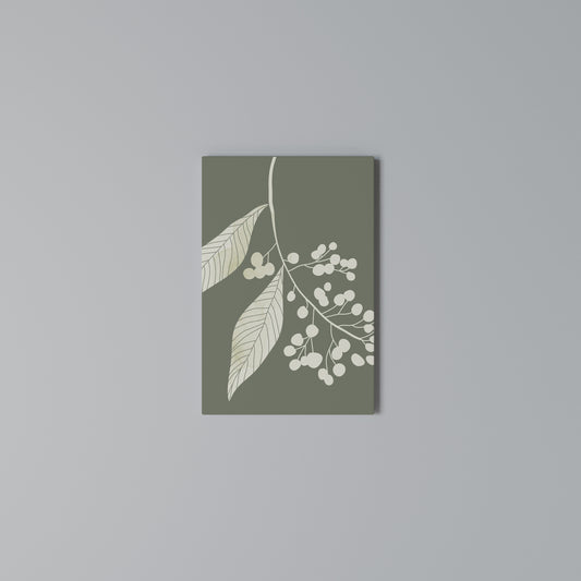 SERENE LEAFY FANTASIES Stampa su Tela Verticale