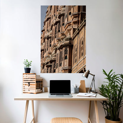 MAJESTIC FACADE FANTASY Poster verticale staccabile e attaccabile