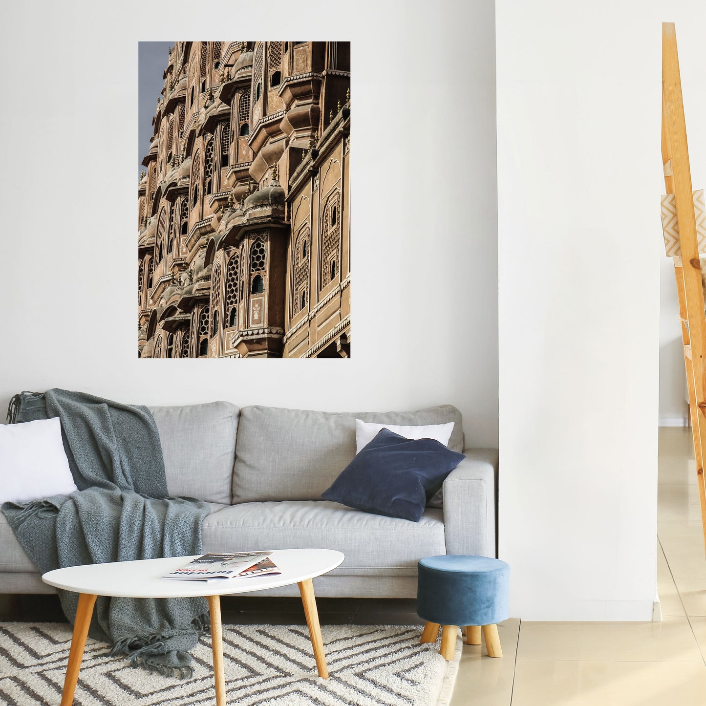 MAJESTIC FACADE FANTASY Poster verticale staccabile e attaccabile