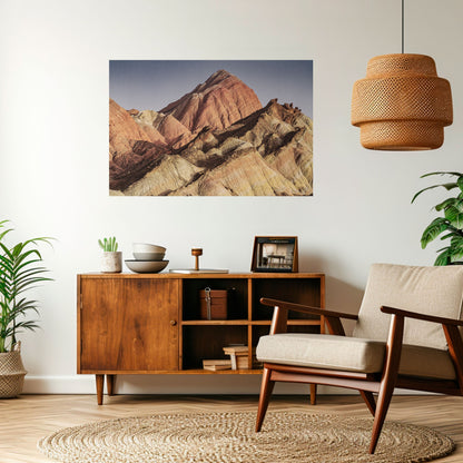 PEAKS OF PAINTED DREAMS Poster orizzontale staccabile e attaccabile