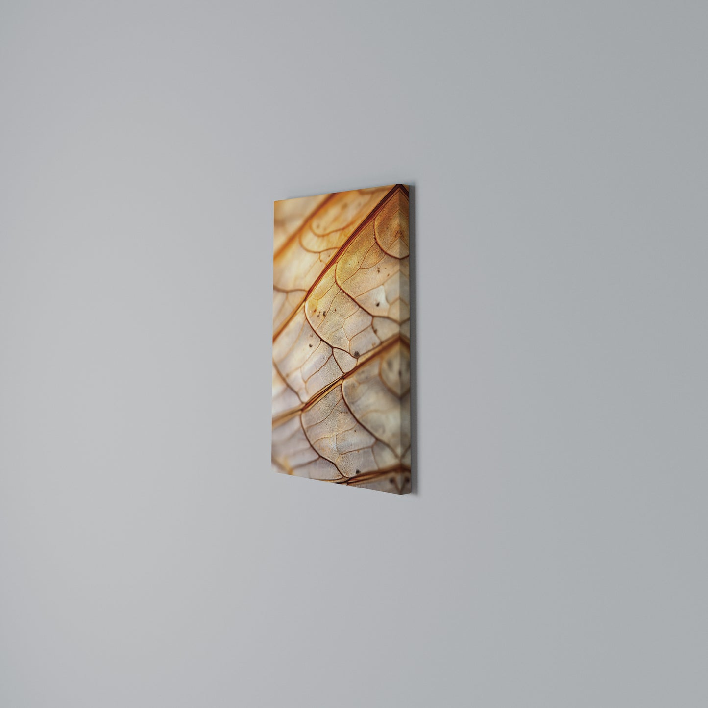 ELEGANT VEINING Stampa su Tela Verticale