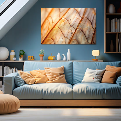 ELEGANT VEINING Stampa su tela orizzontale