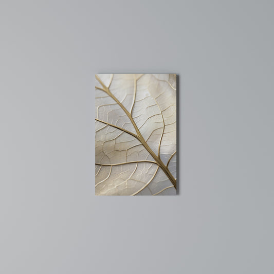 GOLDEN LEAF WHISPERS Stampa su Tela Verticale
