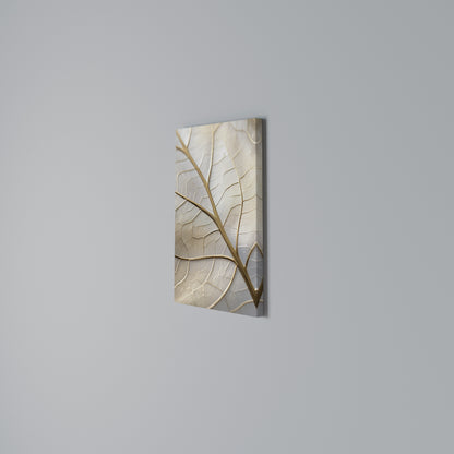 GOLDEN LEAF WHISPERS Stampa su Tela Verticale