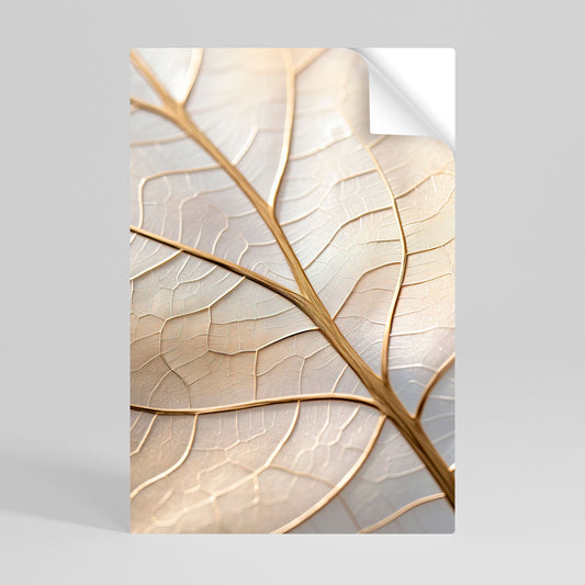 Poster verticale staccabile e attaccabile GOLDEN LEAF WHISPERS
