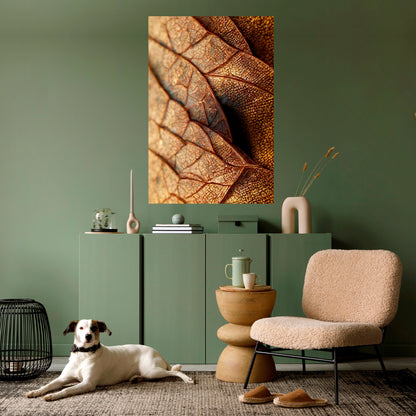 STUDIO DELLA TEXTURE RUSTICA Poster verticale staccabile e attaccabile
