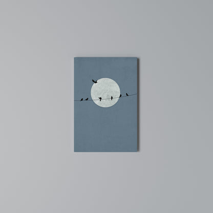 MOONLIT REST Stampa su Tela Verticale