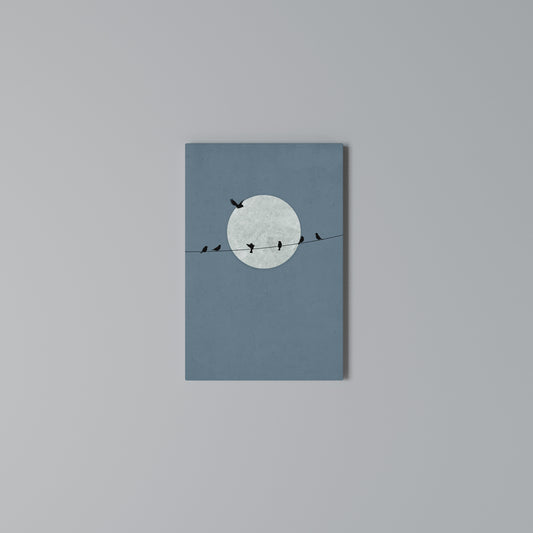 MOONLIT REST Stampa su Tela Verticale